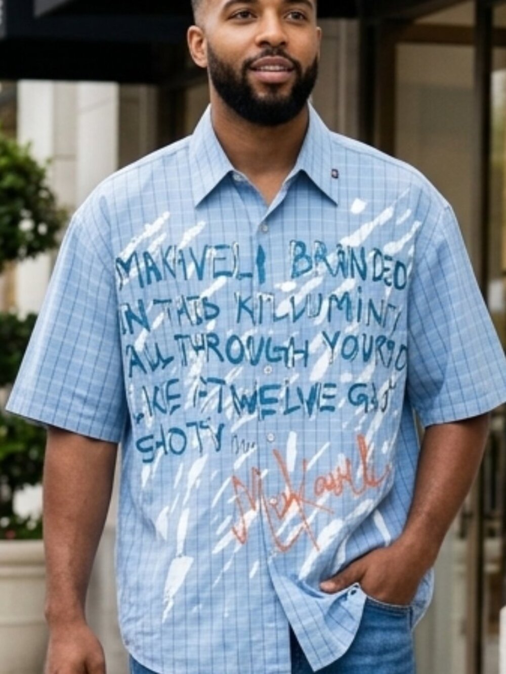 NWOT 2PAC Makeveli Short Sleeve Shirt 2XL